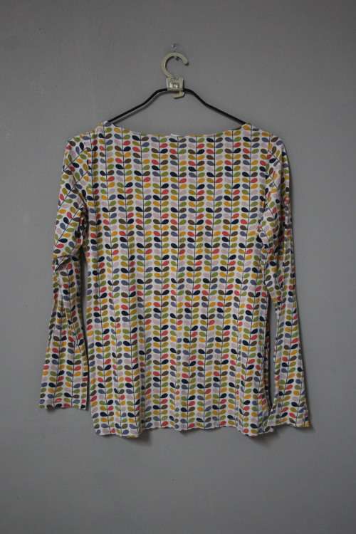 Retro Print Cute Top (Large)