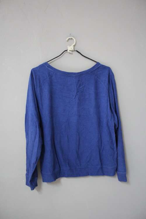 Blue Sweat Shirt with Tiger Detail (Small / Medium)