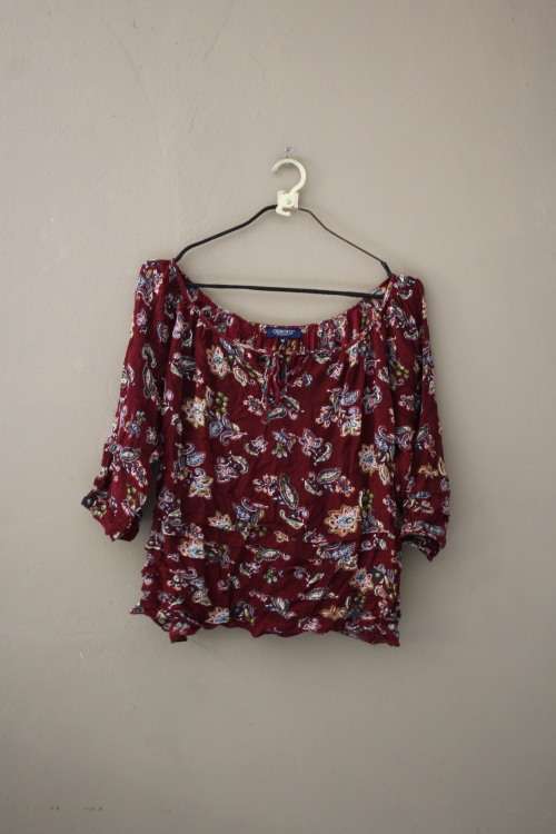 Cute Boho Paisley Top (Medium)