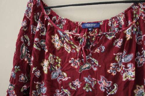 Cute Boho Paisley Top (Medium)