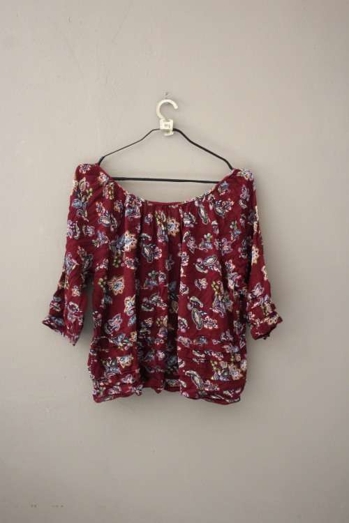 Cute Boho Paisley Top (Medium)