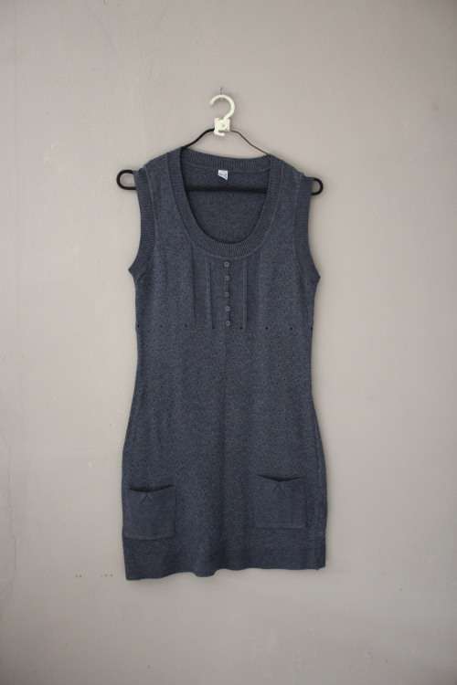 Grey Knit Dress (Medium) from Rt