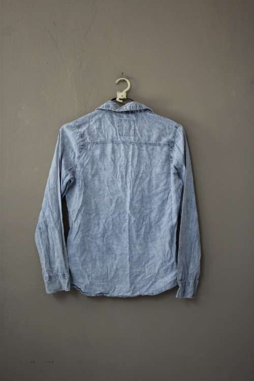 Acid Wash Denim Look Top (Medium)