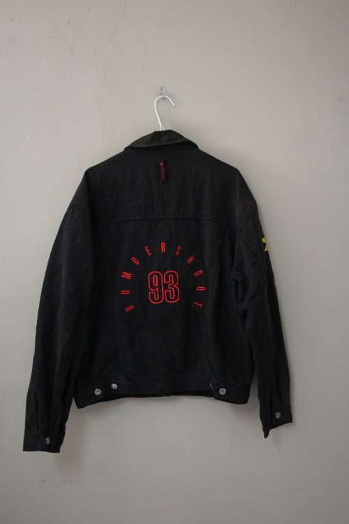 Black Vintage Denim Jacket (Large / XL)