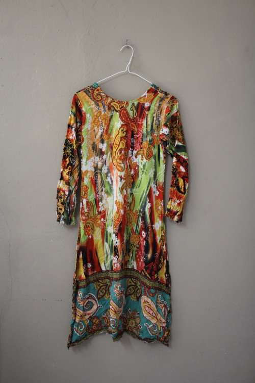 Boho Cotton Dress (Small)