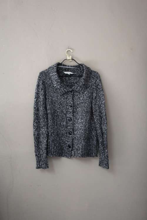 Black and White Knit Cardigan (Size 14)