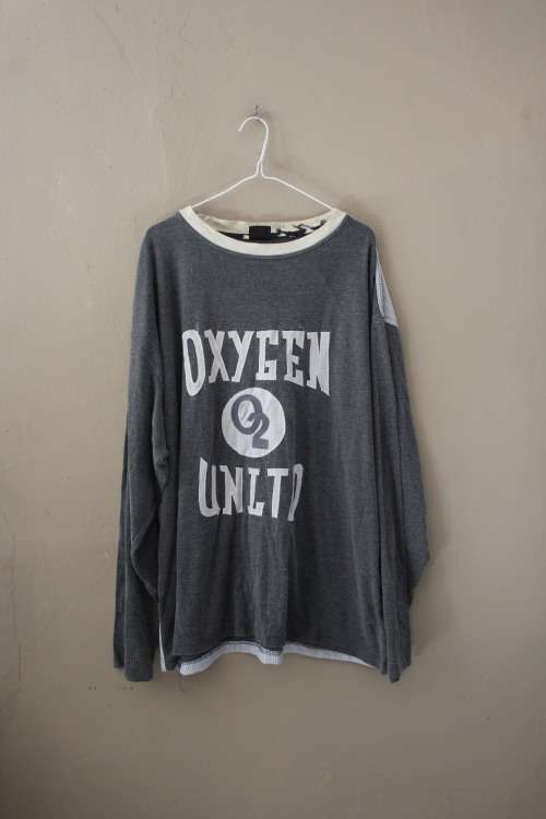 Grey Oxygen Clothing Sweat Shirt (XL / 2XL) Wounded bird