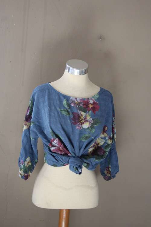 Vintage Blue Top (Large)