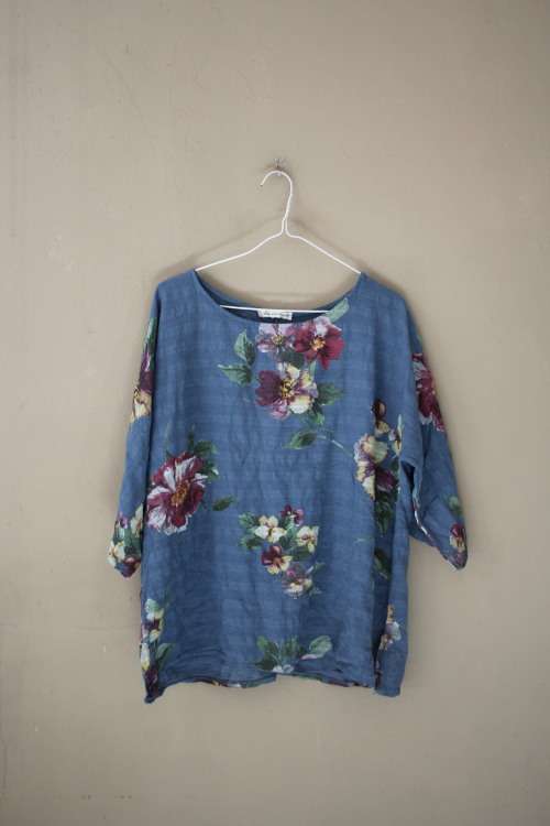 Vintage Blue Top (Large)