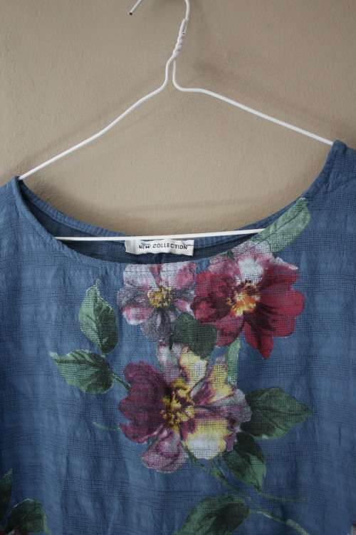 Vintage Blue Top (Large)