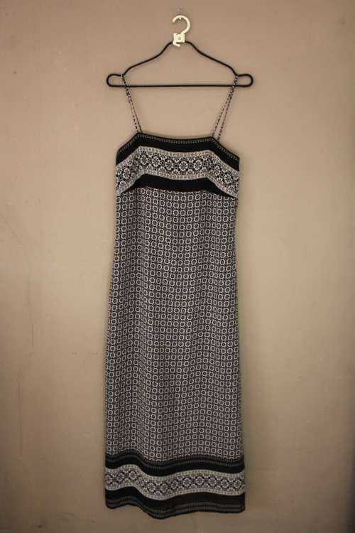 Vintage Black and White 90`s Dress by Woolworths (Size 12)