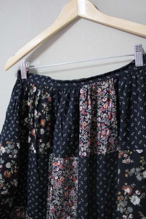 Vintage Patchwork Skirt (Medium)