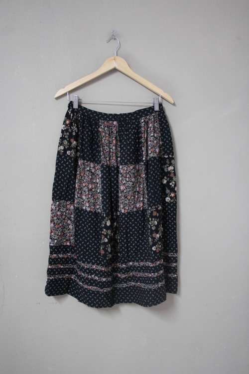 Vintage Patchwork Skirt (Medium)