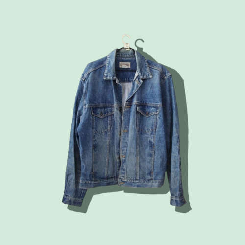 Vintage Oversized 90`s Denim Jacket (2XL)
