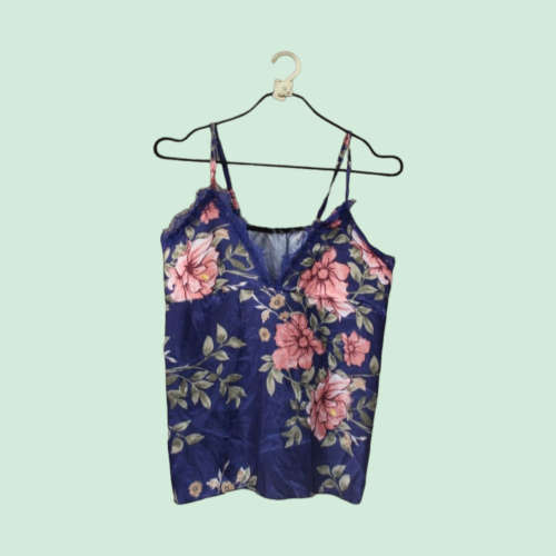 Vintage Blue Floral Cami (Meduim / Large)