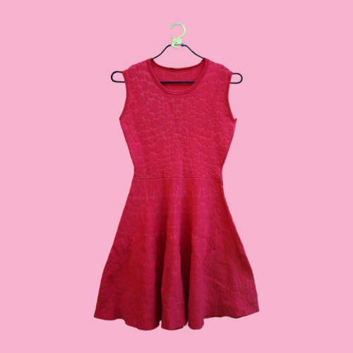 Stunning Red Silk Dress (Small)