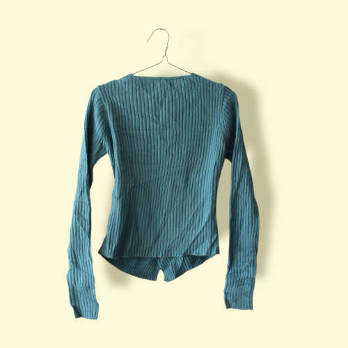 Vintage Blue Crossover Knit (Small)