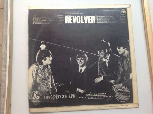 The Beatles LPs and set of figurines collection.
