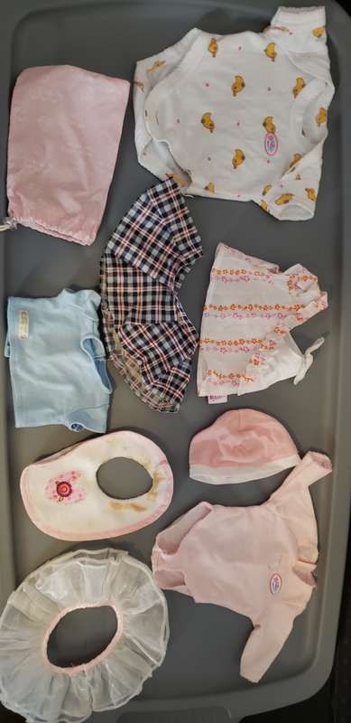 Baby Born Doll with Princess dress and crown. Comes with Additional clothing - 40 Pieces