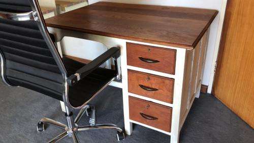 Solid wooden desk and chair -  Collection Only Pretoria East