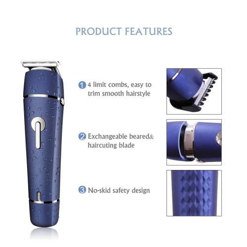 SURKER 2 in 1 Electric Hair Clipper Beard Shaver Trimmer Razor Multifunctional Rechargeable Tools