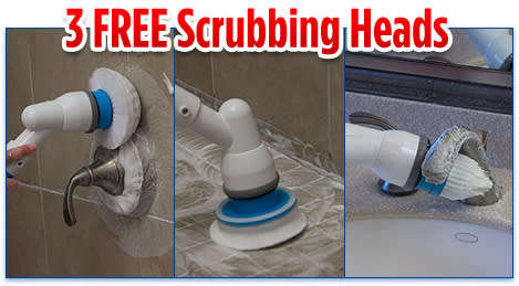 Hurricane Spin Scrubber / RECHARGEABLE AND CORDLESS *BARGAIN SALE*