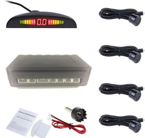 Car Parking Sensor Assistant [Smarter \ Faster \ Safer ] 4 x Sensors plus LED monitor