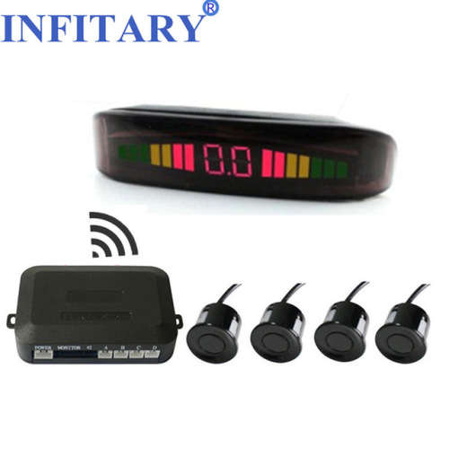 Car Parking Sensor Assistant [Smarter \ Faster \ Safer ] 4 x Sensors plus LED monitor