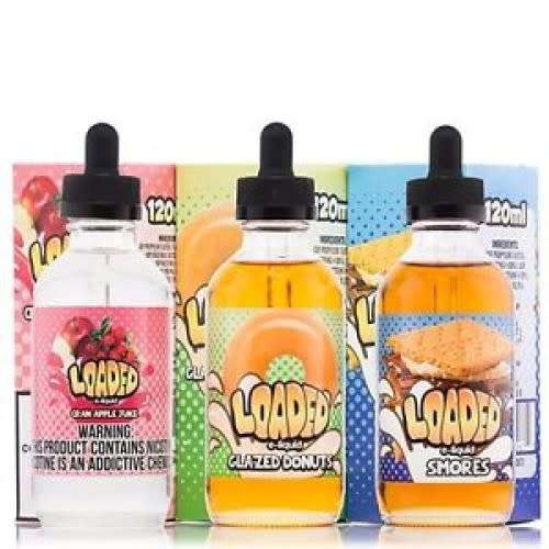 LOADED E-LIQUID VAPE JUICE / 3 BOTTLES 120ML VALUE PACK