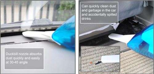 Portable car vacuum cleaner