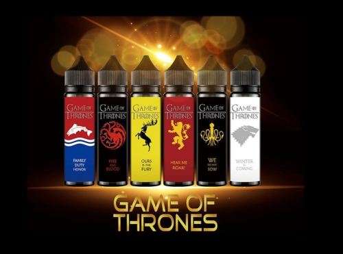 GAME OF THRONES E-LIQUID VAPE JUICE / 4 BOTTLE 60ML VALUE PACK DEAL