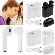 i7S TWS Bluetooth Earphone Twins Wireless Earbuds With Charging Case - WHITE ONLY