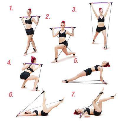 PORTABLE PILATES STUDIO FITNESS EQUIPMENT