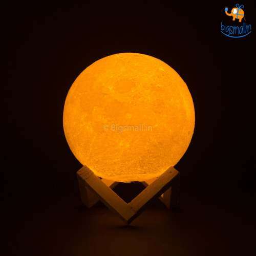 Moon Lamp - Orange light