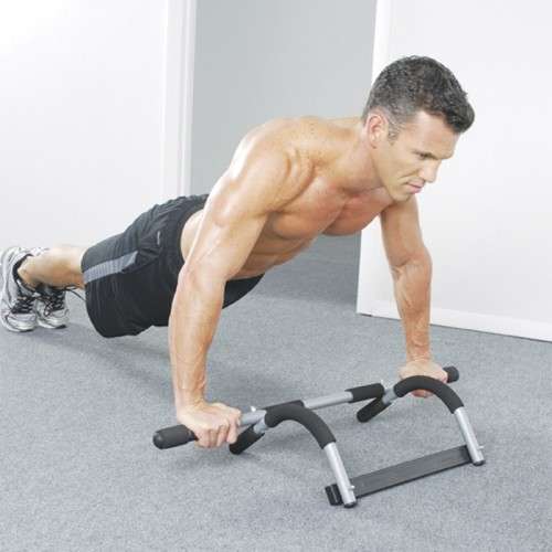 Iron gym total upper body workout bar