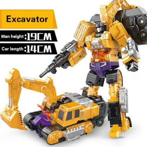 Transformer Toys - powerful working machine Excavator