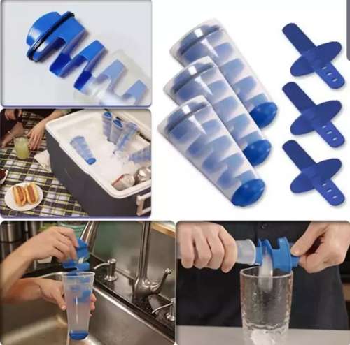 Mighty Freeze Creative Ice Maker Tool Spiral DIy /Ice Pop Maker