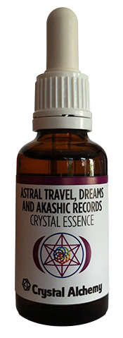 Astral Travel, Dreams & Akashic Records Crystal Essence (30ml = 600 drops)