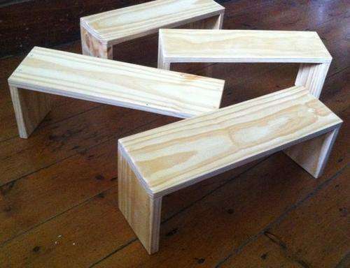 Wooden Meditation Benches