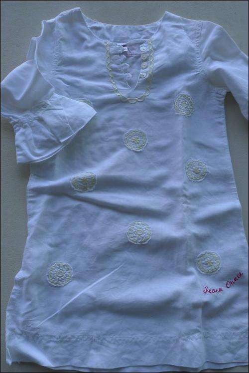 7Ounce Girl size Small 4-5yrs cotton kaftan tunic top - EXCELLENT used condition, only worn once !
