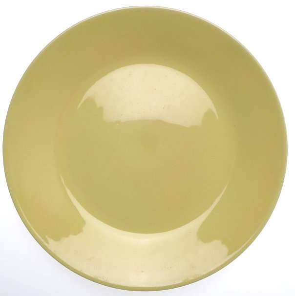 Continental China Vitreous collectable retro breakfast plate yellow EXCELLENT condition
