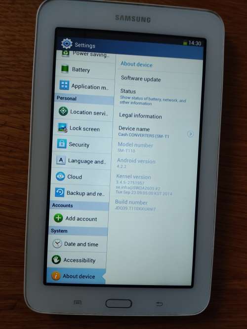Samsung Tab 3 Lite - please read