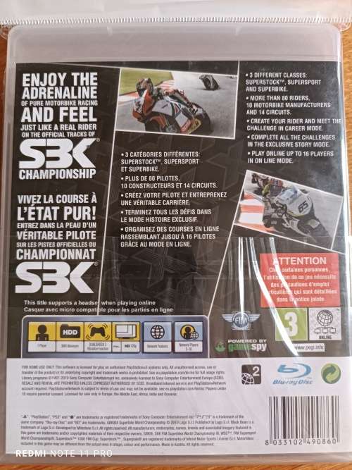 Ps3 SBK Superbike World Championship