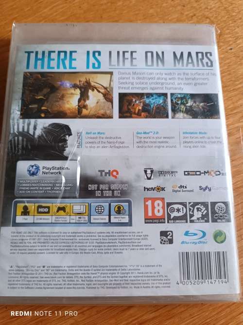 Ps3 Red Faction Armageddon