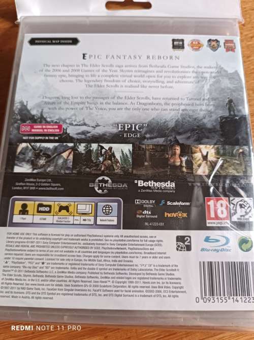 Ps3 The Elder Scrolls V Skyrim
