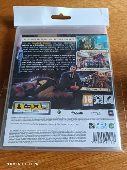 Ps3 Crimes and Punishments Sherlock Holmes