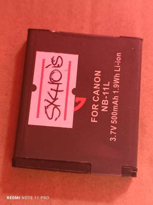 Replacement battery for Canon SX410IS (non original)Battery - NB-11L 3.7V 500MAH 1.9WH