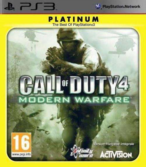Ps3 Call of Duty 4 Modern Warfare platinum