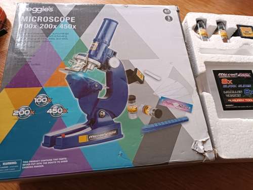 Reggie`s Microscope 100x 200x 450x
