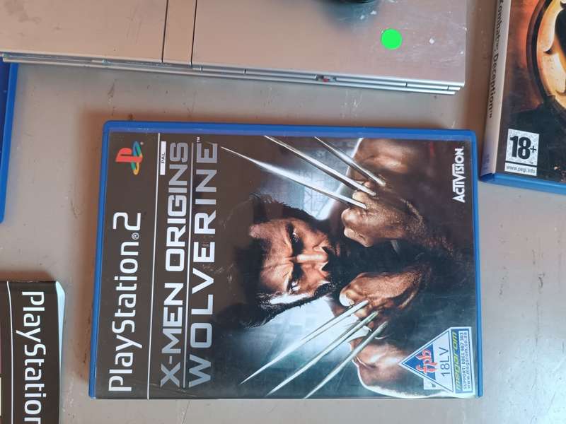 Sony PS2 Silver Slim Console Gaming Bundle